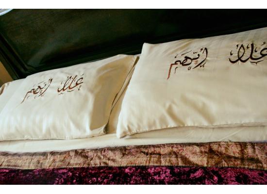 customized -Cool Linen King Size Bed Sheet Set - Beige Ivory - 3Piece -1 Fitted cover - 2 Pillow Cases